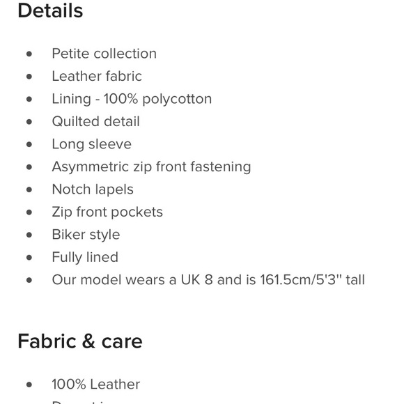 COPY - Black leather jacket - Picture 3 of 3